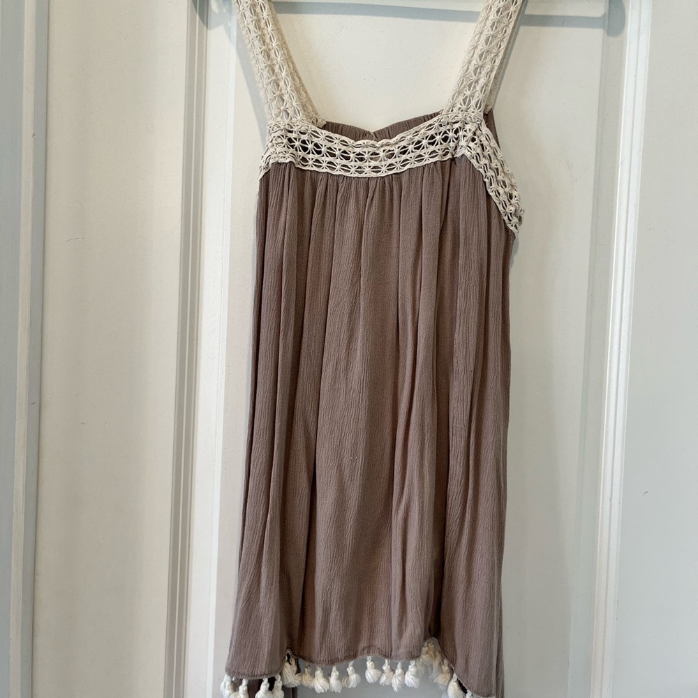 Lace boutique tank top